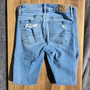 American Eagle Jegging Jeans - Light Wash - Size 000 Regular